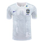 Günstige Fußballtrikots Brasilien Special Edition 2024-25 Weiße Kurzarm